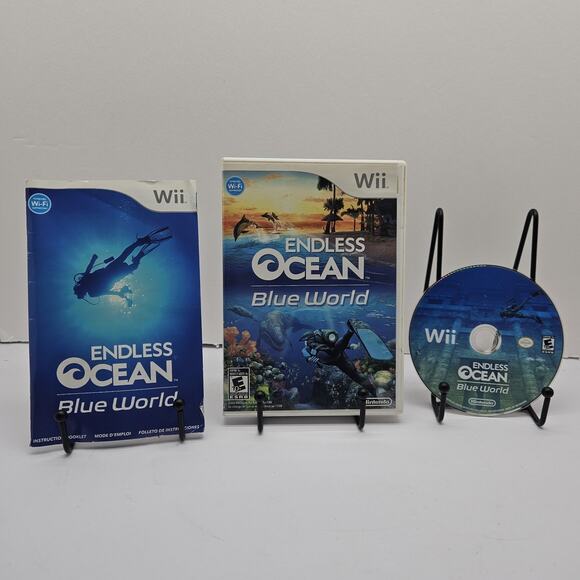 Endless Ocean: Blue World (Nintendo Wii, 2010) CIB w/Manual - Picture 1 of 4